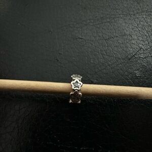 Authentic Pandora Star spacer with clear cubic zirconia